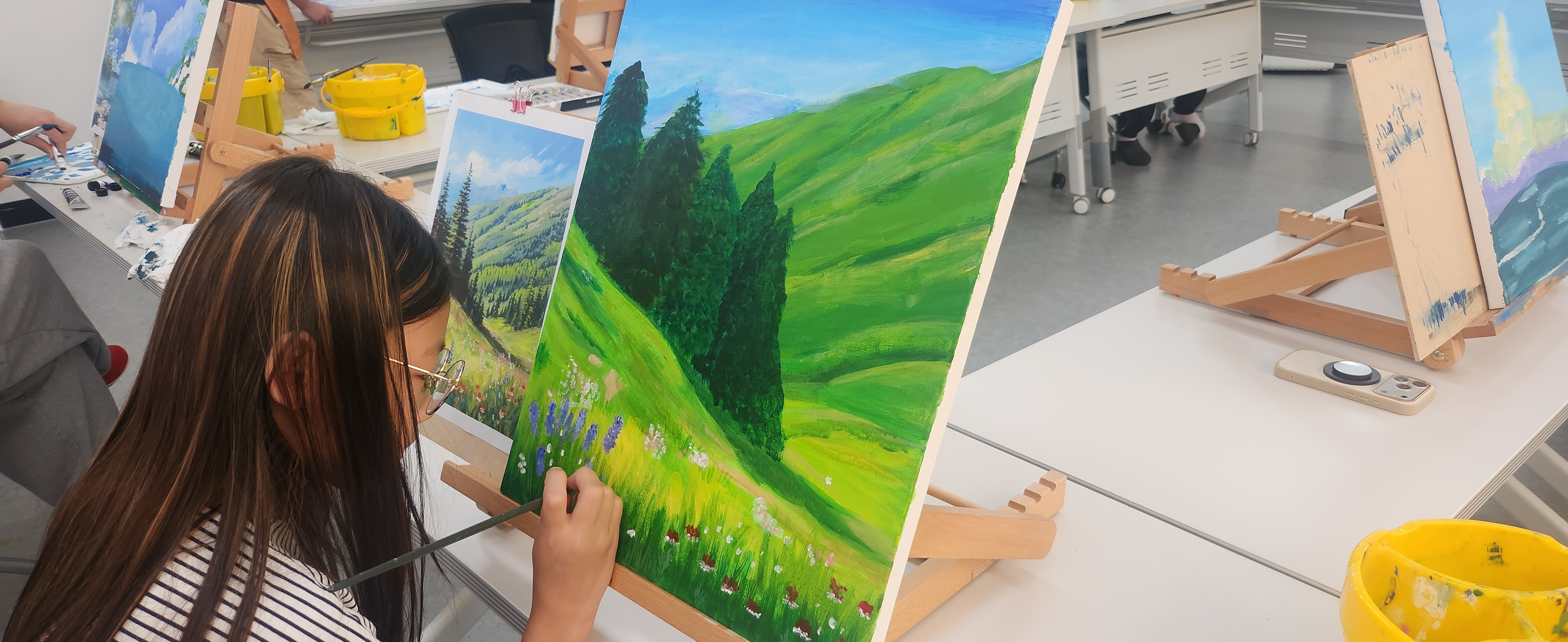 국토정중앙면 청소년문화의집 (상반기)  아크릴 자유화 운영 계획