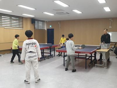 청소년수련관 별관 탁구교실(2024.2.13~2.29)